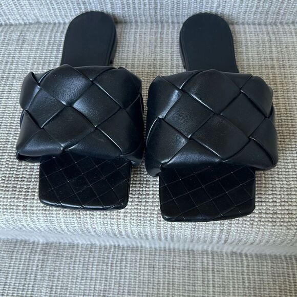 Bottega Veneta Lido Flat Quilted leather Sandal - black - 36 - Picture 3 of 6
